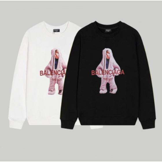 Balenciaga Classic Kids Print Crew Neck Sweatshirt
